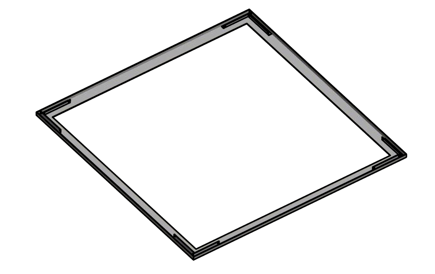 SG Armaturen | Products | DiLED II 625x625 Universal Adapter 625x625 ...